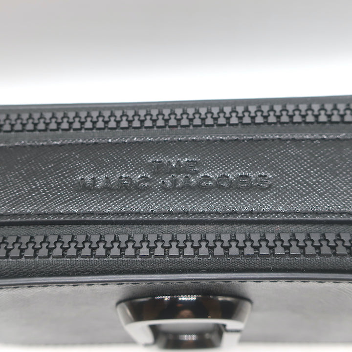 Marc Jacobs The Snapshot DTM Crossbody Camera Bag Black Saffiano Leather NEW
