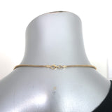 Array Twisted Cubes Necklace 18k Gold NEW