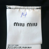 Miu Miu Sequined Midi Skirt Black Size 38 NEW