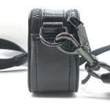 Marc Jacobs The Snapshot DTM Crossbody Camera Bag Black Saffiano Leather NEW