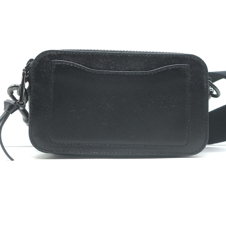 Marc Jacobs The Snapshot DTM Crossbody Camera Bag Black Saffiano Leather NEW