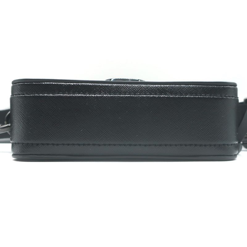 Marc Jacobs The Snapshot DTM Crossbody Camera Bag Black Saffiano Leather NEW