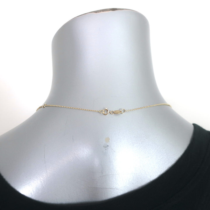 Zoe Lev Mini Diamond Script Initial Necklace 14k Gold NEW