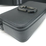 Marc Jacobs The Snapshot DTM Crossbody Camera Bag Black Saffiano Leather NEW