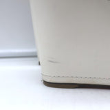 Christian Louboutin Almeria 120 Espadrille Wedge Sandals White Leather Size 37