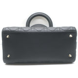 Christian Dior Medium Lady Dior Bag Black Cannage Lambskin Leather Crossbody