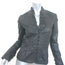 Gryphon Leather Button-Front Jacket Black Size Small