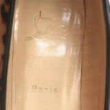 Christian Louboutin Prorata 90 Leopard Print Calf Hair Pumps Brown Size 41.5