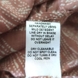 Natalie Martin Mini Dress Maggie Pink Printed Rayon Size Small Balloon Sleeve