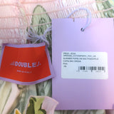 La DoubleJ Capalbio Maxi Dress Pink Big Pineapple Print Size Extra Small NEW