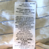 Tory Burch Smocked Midi Dress Ivory Striped Cotton Size Small