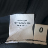 Ulla Johnson Midi Dress Tullia Black Pleated Satin Size 0 Sleeveless Tie Neck