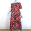 La DoubleJ Breakfast Dress Navy/Pink Floral Print Size Extra Extra Small