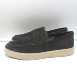 Vince Toren Slip-On Loafers Dark Brown Suede Size 9.5