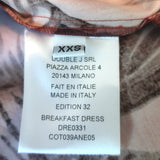 La DoubleJ Breakfast Dress Navy/Pink Floral Print Size Extra Extra Small