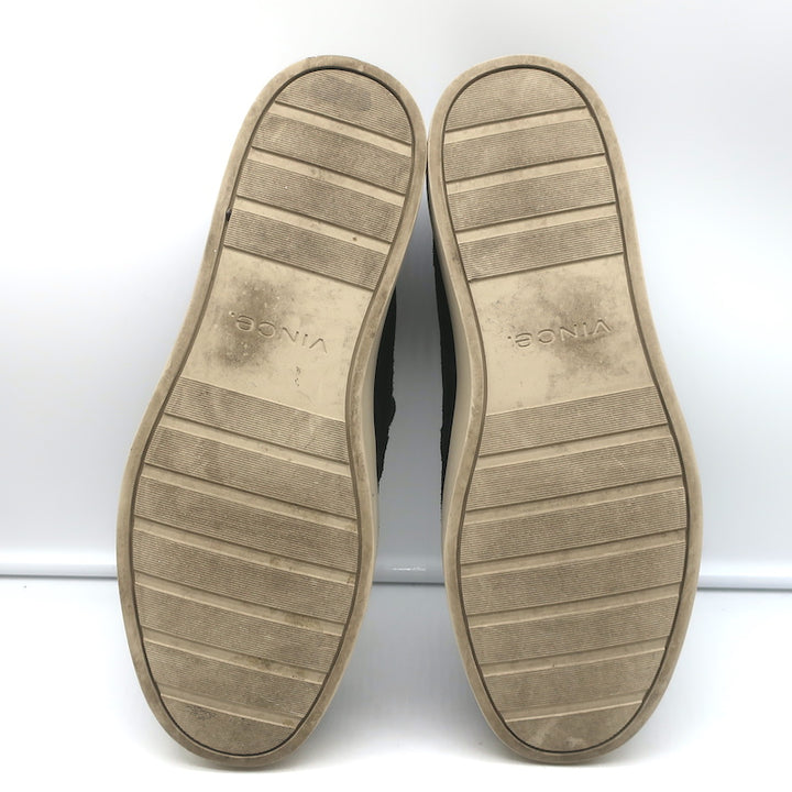 Vince Toren Slip-On Loafers Dark Brown Suede Size 9.5