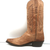 Lucchese Lewis Cowboy Boots Tan Leather Size 9 D