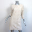 Sezane Krissy Guipure Lace Mini Dress Ecru Size 34 NEW