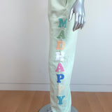 Madhappy Pastels Sweatpants Mint French Terry Size Small