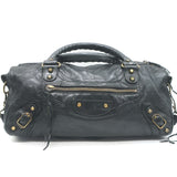 Balenciaga Twiggy Bag Black Leather