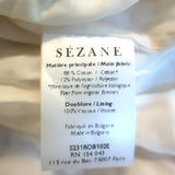 Sezane Krissy Guipure Lace Mini Dress Ecru Size 34 NEW