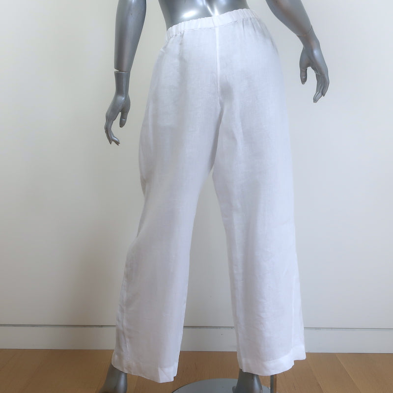 Velvet by Graham &amp; Spencer Zola Linen Pants White Size Small
