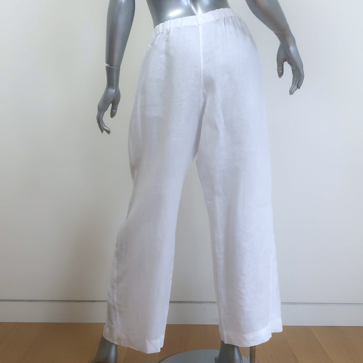 Velvet by Graham &amp; Spencer Zola Linen Pants White Size Small