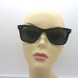 Ray-Ban Original Wayfarer Polarized Sunglasses Tortoise Shell RB2140 902/58