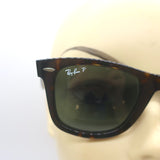 Ray-Ban Original Wayfarer Polarized Sunglasses Tortoise Shell RB2140 902/58