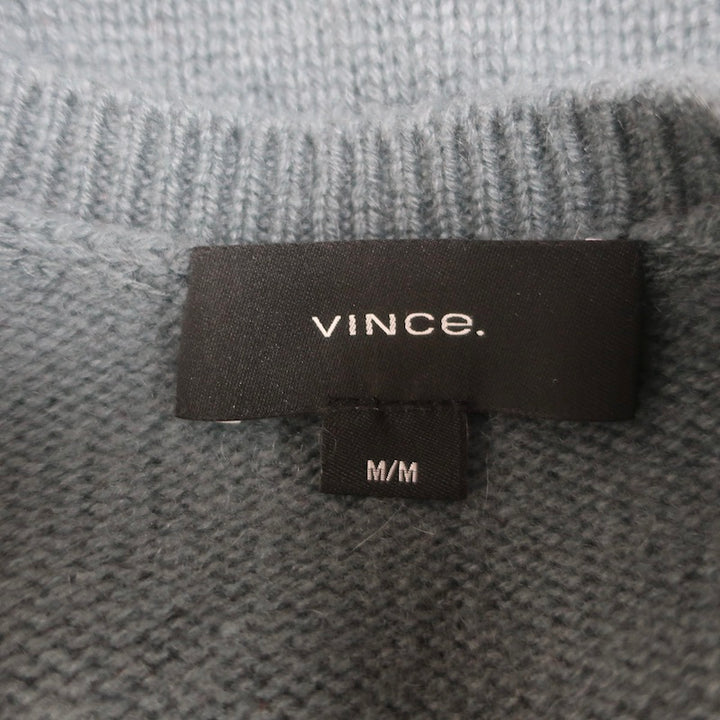 Vince Cashmere Crew Neck Sweater Gray Size Medium