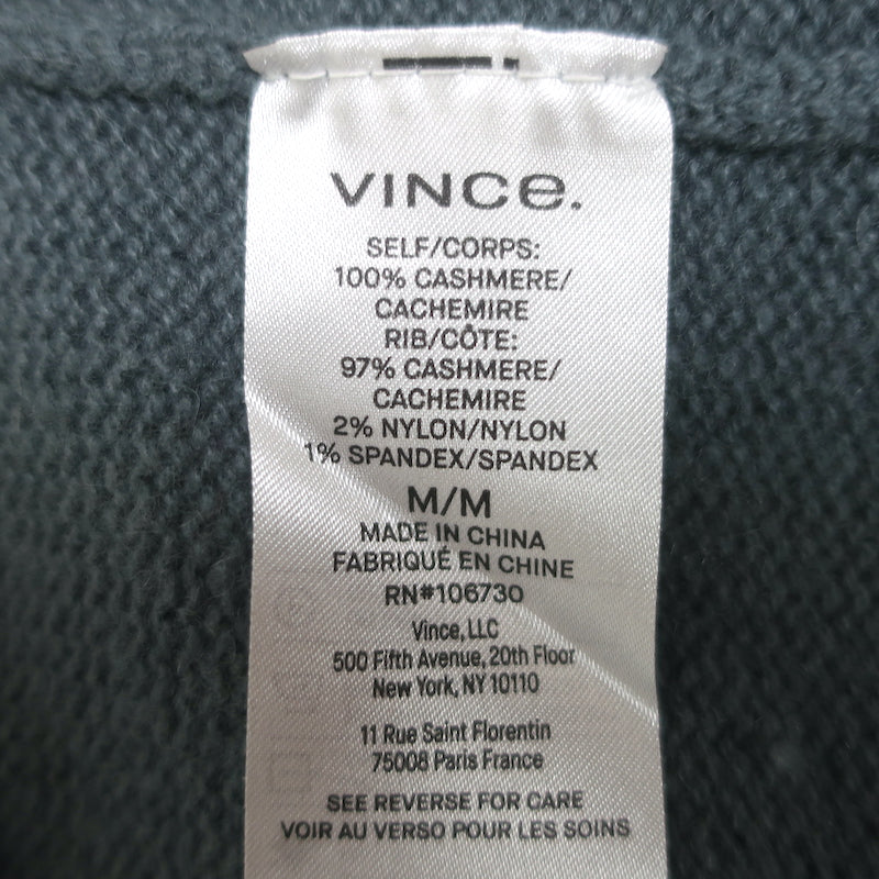 Vince Cashmere Crew Neck Sweater Gray Size Medium