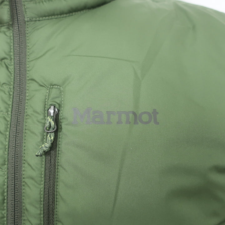 Marmot Thinsulate Featherless Puffer Jacket Green Size Small
