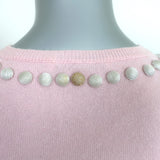 Prada Trompe L'oeil Sleeveless Sweater Top Pink Size 40