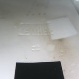 Golden Goose Running Sole Sneakers White & Silver Metallic Leather Size 38