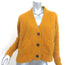 A.L.C. Cleveland Cardigan Mustard Alpaca-Blend Size Extra Small V-Neck Sweater