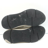 Golden Goose Running Sole Sneakers White & Silver Metallic Leather Size 38