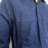 Rogue Territory Neppy Denim Patrol Work Shirt Dark Indigo Size Small