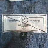 Rogue Territory Neppy Denim Patrol Work Shirt Dark Indigo Size Small