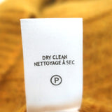 A.L.C. Cleveland Cardigan Mustard Alpaca-Blend Size Extra Small V-Neck Sweater