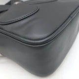 Courreges Loop Tote Bag Black Leather Small Crossbody NEW