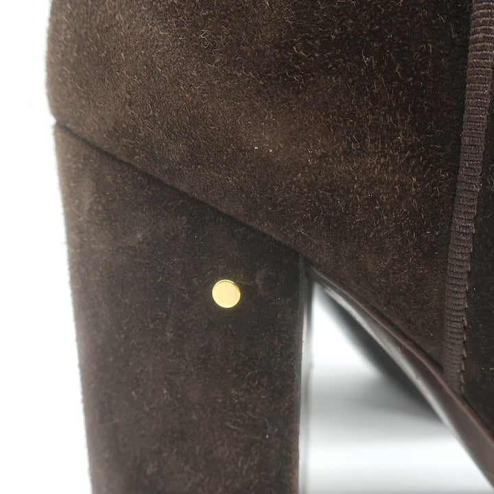 Laurence Dacade Pete Ankle Boots Dark Brown Suede Size 41