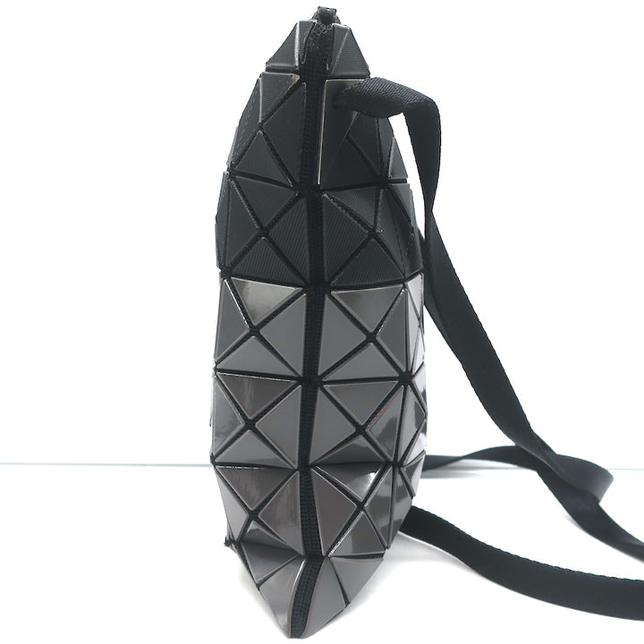 Bao Bao Issey Miyake Prism Two-Tone Crossbody Bag Gray/Black