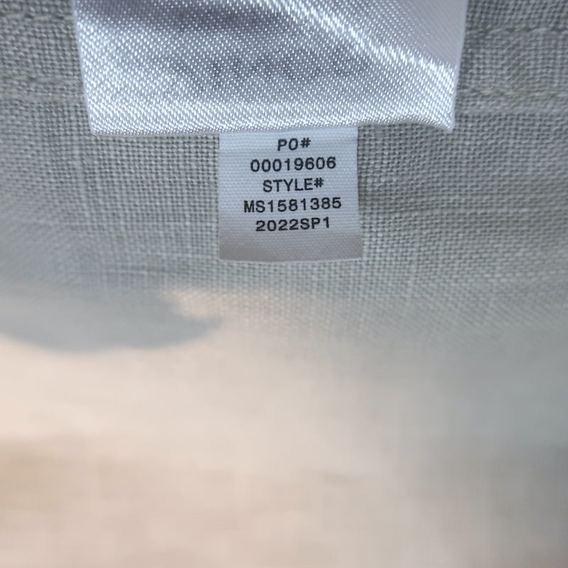 Vince Long Sleeve Linen Button Down Shirt Pumice Rock Size Medium