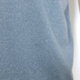 John Varvatos Waylon Snap Front Henley Shirt Blue Burnout Jersey Size Large