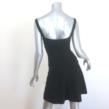 Herve Leger Faith Flared Mini Bandage Dress Black Size Extra Small