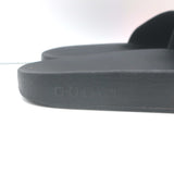 Gucci GG Blooms Pursuit Pool Slide Sandals Brown/Multi Monogram Canvas Size 38