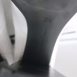 Gianvito Rossi Martis Platform Combat Boots White Leather Size 37.5