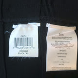 Herve Leger Faith Flared Mini Bandage Dress Black Size Extra Small