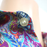 Etro Paisley Print Linen Button Down Shirt Size Large