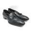 Louis Leeman Tassel Loafers Black Leather Size 43